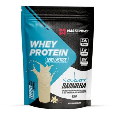 Imagem de Whey Protein ZERO LACTOSE 910g - Masterway Suplementos - Baunilha