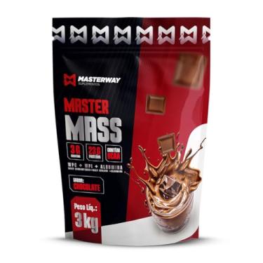 Imagem de MASTER MASS Hipercalórico (Chocolate) 3Kg - Masterway Suplementos