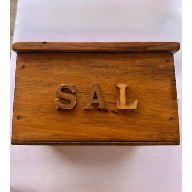 Imagem de Saleiro de madeira - Madeira lit