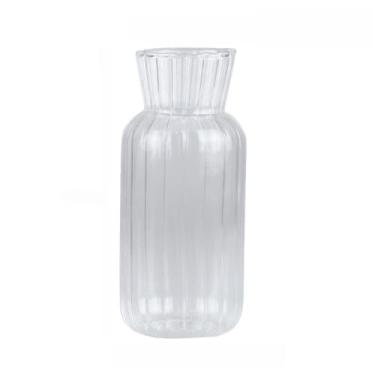 Imagem de Vasinhos Decorativos, Vaso de Vidro Decorativo para Planta Flores Transparente Formato Cilindrico Resistente(Modelo 1 300ML)