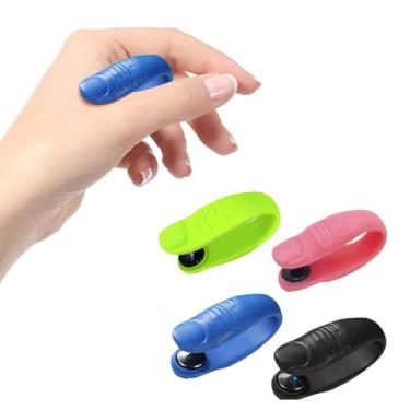 Imagem de 4 Massageadores de polegar de acupressão para dor de cabeça e alívio de tensão, ferramenta portátil de alívio de estresse para enxaqueca e dor no pescoço