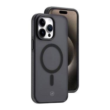 Imagem de Capa case capinha MagSafe Pro compatível com iPhone 15 Pro Max Preta G