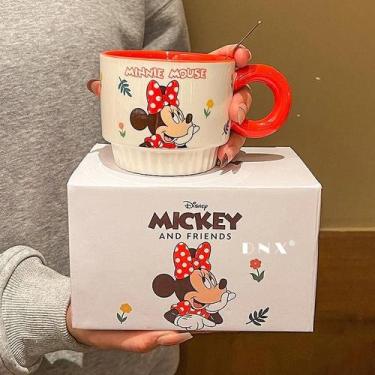 Imagem de Caneca De Cerâmica Cute Disney Mickey Mouse De 330ml Para Meninas, Orn