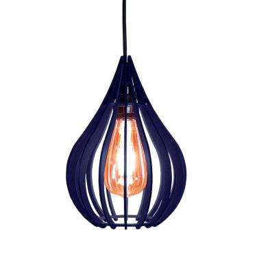 Imagem de Luminária Teto Lustre Pendente Balcão Cozinha Sala Chile Cor:azul.