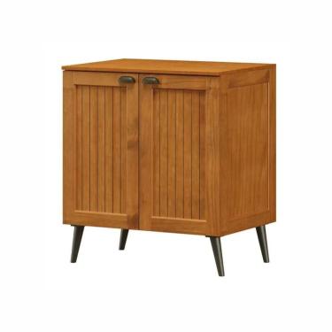 Imagem de Balcão Para Cozinha Em Madeira 80cm 2 Portas E 1 Prateleira Mel - Cavazotto