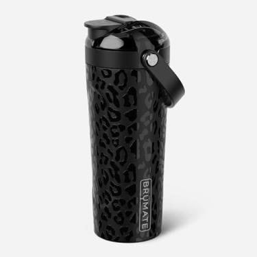 Imagem de BrüMate Coqueteleira MultiShaker | Aço inoxidável isolado 100% à prova de vazamento | Garrafa coqueteleira de proteína e pré-treino para academia | 740 ml (Onyx Leopard)