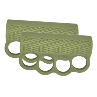 Imagem de oshhni 1 par de luvas de levantamento de peso, resistentes e antiderrapantes, para exercícios de ginástica, proteção para as mãos, para homens e mulheres, Verde