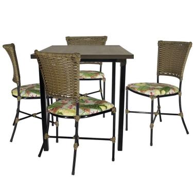 Imagem de Mesa Cadeiras Gramado Pequi Jogo De Jardim