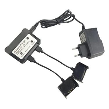 Imagem de Carregador de equilíbrio de bateria 2 em 1 de 7,4 V para drone 3 Pro