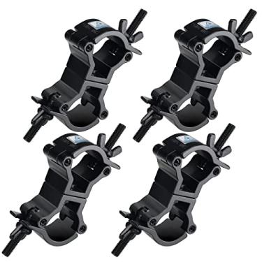 Imagem de Braçadeira de alumínio Dj Light Clamp – 4 peças de acoplador giratório para iluminação de treliça