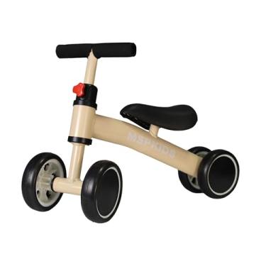 Imagem de Mini Bicicleta De Equilíbrio Infantil 4 Rodas Para Bebês De 1 A 3 Anos (NUDE)