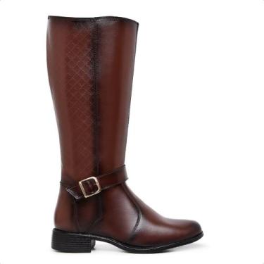 Imagem de Bota Cano Alto Montaria Fivela - Zíper Bota Cano Longo Rodeio - Propia