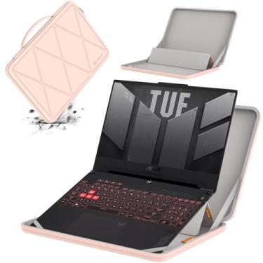 Imagem de Smatree Capa protetora rígida de EVA MS86 com suporte, compatível com ASUS V16 V3607 de 16 polegadas, para ROG Zephyrus M16, ROG Flow X16 2023/2022, para ASUS TUF Gaming A15 2024/2023/2022 de 15,6