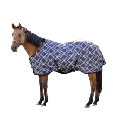 Imagem de Kensington Signature Pony Turnout – Cobertor estável para uso diário, à prova d'água e sem rasgos, 180G (Tamanho 63, Deluxe Preto)