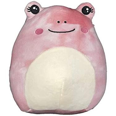 Imagem de Squishmallows Fanina Frog 10 Inch Pink Tie Dye Collectible Animal