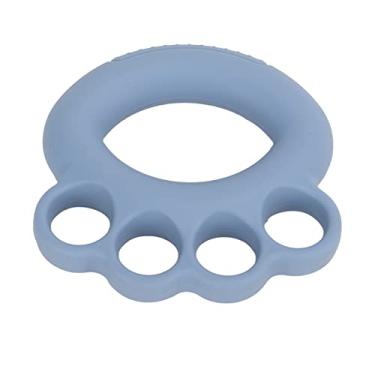 Imagem de Generic Treinador de Força de Dedo, Exercitador de Dedo de Mão, Aperto de Silicone para Crianças e Adultos, Design de Ponto Convexo (Azul)