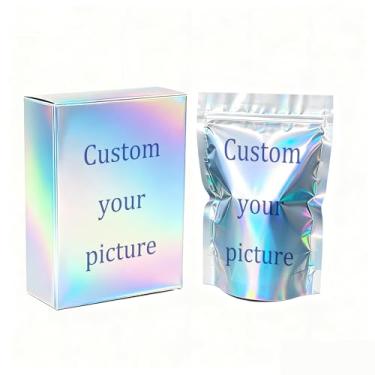 Imagem de Bolsas de pé personalizadas de 3,5 g com vedação em U cortada a laser | 40/100/200/500/1000 peças reutilizáveis para presente | Embalagem premium de casamento, aniversário e lembrancinha corporativa |