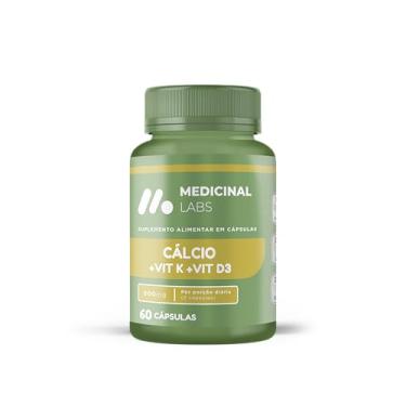 Imagem de CALCIO + VITAMINA K + VITAMINA D3 500MG 60 CAPSULAS - MEDICINAL LABS