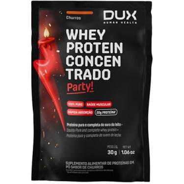 Imagem de Whey Protein 100% Concentrado Sache 30g PARTY! Sabor Churros-Dux Human Health-Dux Nutrition