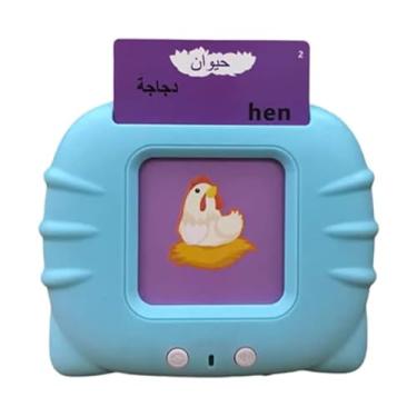 Imagem de Cartões Flash Falantes para Crianças de 2 a 5 Anos Brinquedos Educacionais Pequenas Aprendendo Animais e Formas Máquina Aprendizagem com 224 Palavras