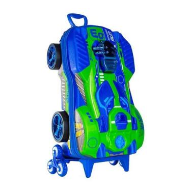 Imagem de Mala de Viagem Infantil Com Rodinha Hot Wheels 3D - MAX TOY