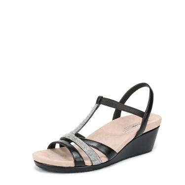 Imagem de LifeStride Sandália feminina Mimosa Wedge, Preto, 41