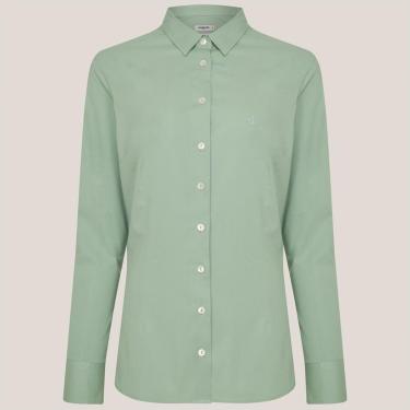 Imagem de Camisa Slim Dudalina Tricoline Stretch Feminino-Feminino