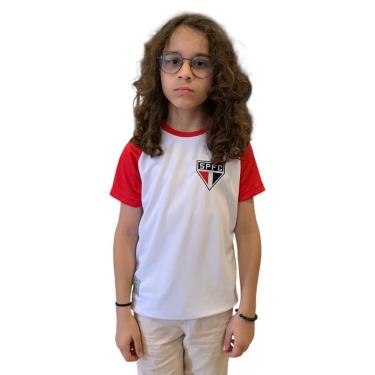 Imagem de Camiseta São Paulo Juvenil Basic Dry Oficial Licenciada-Masculino