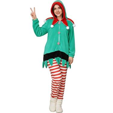 Imagem de Fantasia de elfo para mulheres e homens, fantasia de lã de Natal, Halloween, cosplay, fantasia chique, Elfo, M