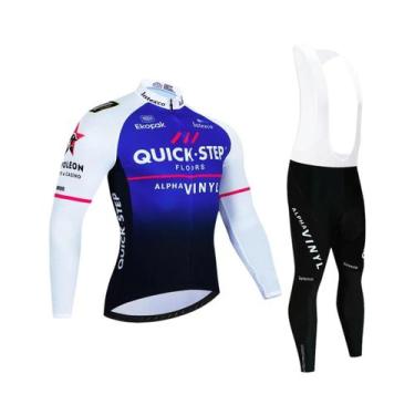 Imagem de Conjunto De Calças E Camisa Térmica De Ciclismo Masculino Para Inverno