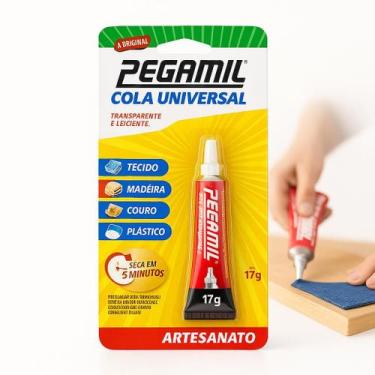 Imagem de Cola Multiuso Transparente universal 17g Para Artesanato DIY Secagem R