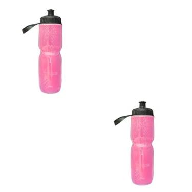 Imagem de TRUE Garrafa Térmica para Ciclismo, Caramanhola 700ml, Disponível em Rosa, Transparente e Preto, com Tampa Flip-Top (3, Rosa)