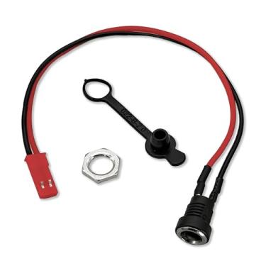 Imagem de Felixstory Porta de carregamento coaxial de 2 fios para GOTRAX GXL V2, XR Elite, XR Ultra, scooter elétrica Apex, com orifício de carregamento DC 5,5 x 2,15 mm