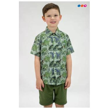 Imagem de Conjunto Social Dino Infantil - Nick.Tóia, Estampado, 12
