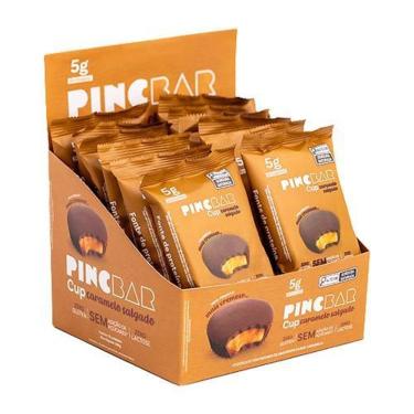 Imagem de Snack Proteico Cup Caramelo Salgado 24G Pincbar 12 Unidades