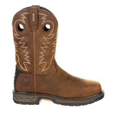 Imagem de Georgia Boot Carbo-Tec LT Alloy Toe impermeável pull-on bota tamanho 8,5 (M)