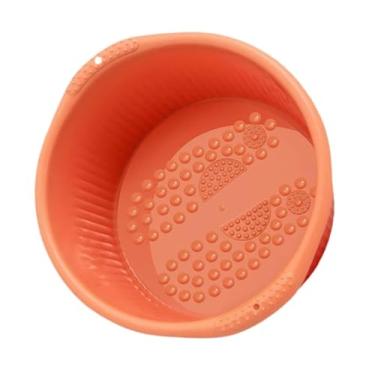 Imagem de Balde de banho para pés bacia de imersão de plástico portátil para spa de pés em casa