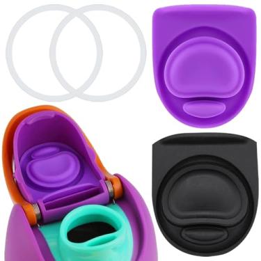 Imagem de ZONBBEE Rolha de substituição e anel de vedação O compatível com Owala FreeSip 680 g, tampa de anéis de vedação superior de garrafa para Owala 16/19/24/32/1,134 g, acessórios de peças de inserção de