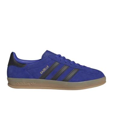 Imagem de adidas Tênis masculino casual com cadarço Gazelle - Azul, Multi, 5 Wide