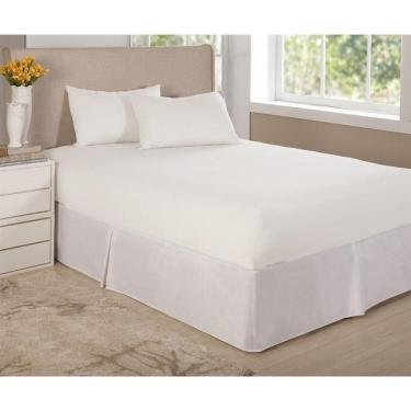 Imagem de Jogo Lençol Cama Casal Padrão 3 Peçs Algodão Percal 150 Fios