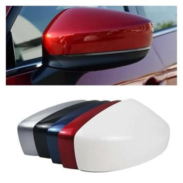 Imagem de Tampa do espelho retrovisor lateral do carro, tampa da asa da porta, compatível com mazda cx5 CX-5 2017 2018 2019(Left blue)
