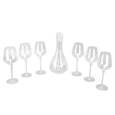 Imagem de Aerador de champanhe, vidro de decantador de aeração, artesanato requintado, capacidade de 1500 ml, materiais de barra resistentes à corrosão para bares para casa e restaurante