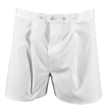 Imagem de Cueca Samba-Canção de Botão (Casa) Candisani - 8800, Branco, M