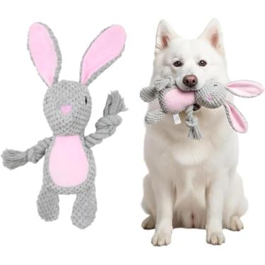 Imagem de AdoPet Brinquedo para animais de estimação (coelho cinza)