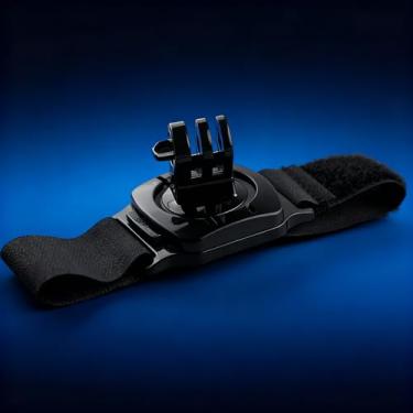 Imagem de Câmera de ação vestível para suporte de pulso alça ajustável segura mãos livres para atividades de aventura e esportes ao ar livre