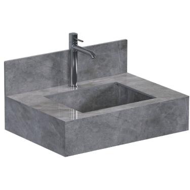 Imagem de Bancada de Porcelanato Napoles Cinza 60cm - P103284 - COZIMAX