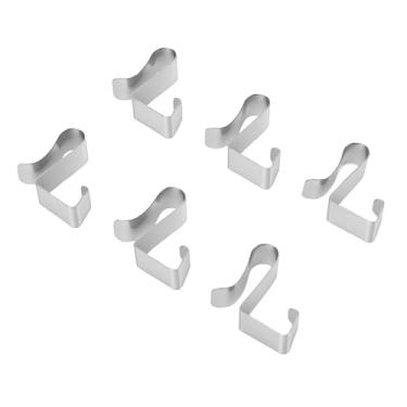 Imagem de SUNGOOYUE Clipes de Calha, 50 Peças de Ganchos de Metal à Prova de Intempéries para Pendurar Luzes de Natal, Sem Necessidade de Ferramentas Com Construção de Manganês de Aço Galvanizado (L)