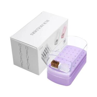 Imagem de Caixa Organizadora De Brocas Para Unhas Com 30 Compartimentos, Acrílic