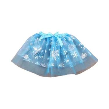 Imagem de Saia Tutu De Princesa Para Meninas Fantasia De Cosplay Anna Elsa Roupa