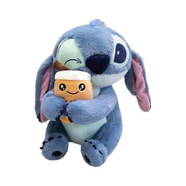 Imagem de Brinquedo De Pelúcia Grande De 60cm Stitch Donald Duck Kawaii Anime Di